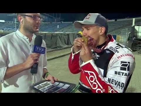 Maciej Janowski po finale DPŚ: złoto dedykujemy Tomaszowi Gollobowi