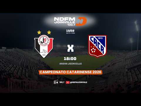 AO VIVO E COM IMAGENS [PRÉ-JOGO]: JEC x CARLOS RENAUX | CATARINENSE 26 | QUADRANGULAR DO DESCENSO #3