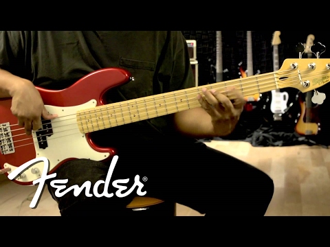 Squier Vintage Modified Precision Bass® V Demo | Fender
