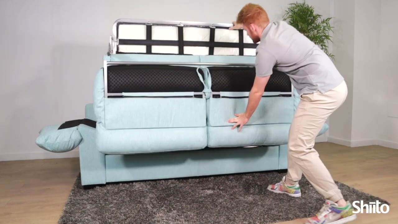 Watch Sofá Cama DENVER en Tela de Apertura Italiana Now Sofá Cama DENVER en Tela de Apertura Italiana