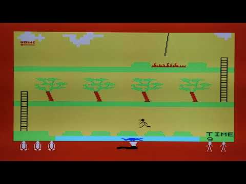 Jungle trouble on the zx spectrum gameplay video.