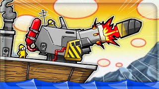 Destroying FriendSHIPS With Gigantic Cannons in Forts Mp4 3GP & Mp3