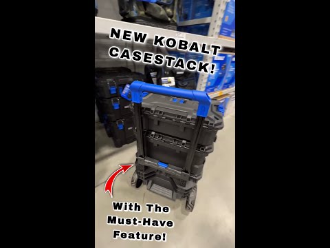 LOWE'S NEW KOBALT Casestack Modular Storage System Has What You've Been Asking For!