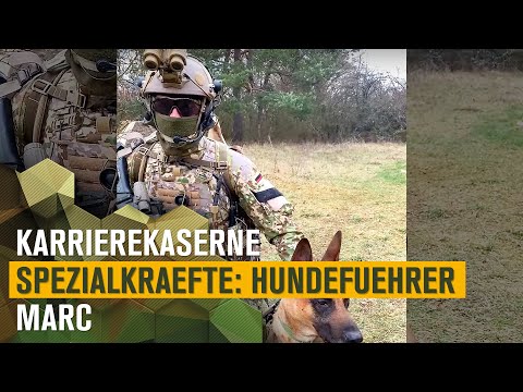 Hundeführer Marc | KarriereKaserne Spezialkräfte