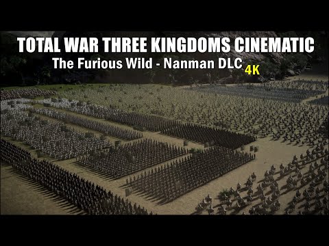 KING MULU VS SHU ARMY l Total War Three Kingdoms +20000 Men Cinematic Nanman DLC l ULTRA GRAPHICS 4K