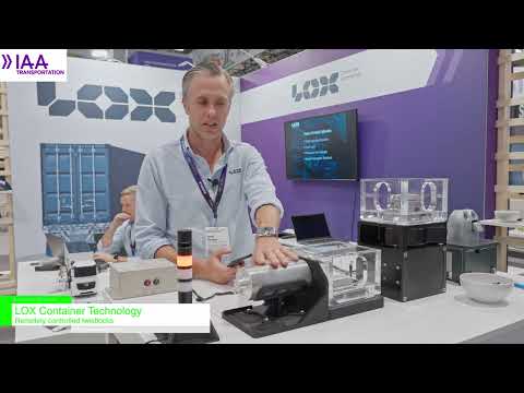 [IAA TRANSPORTATION 2024] Remotely Controlled Twist Locks - LOX Container Technology