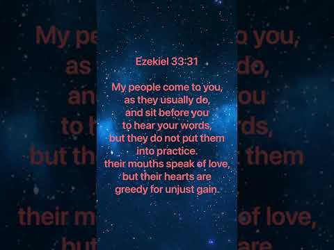 Ezekiel 33:31