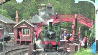 preview picture of video '69023 J72 Joem takes on water at Goathland NYMR'