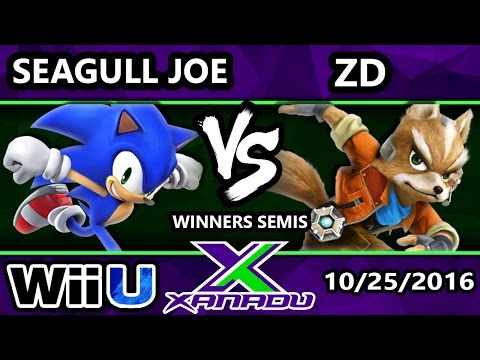 S@X 173 - Seagull Joe (Sonic) Vs. ZD (Fox) - SSB4 Winners Semis - Smash for Wii U - Smash 4
