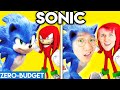SONIC WITH ZERO BUDGET! (Sonic MOVIE PARODY By LANKYBOX!)
