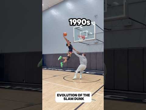 The evolution of the slam dunk