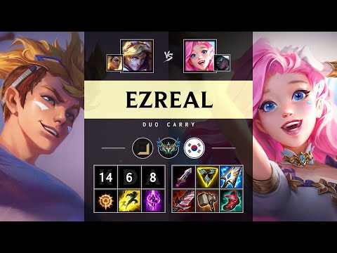 Ezreal ADC vs Seraphine: Unstoppable - KR Challenger Patch 14.16