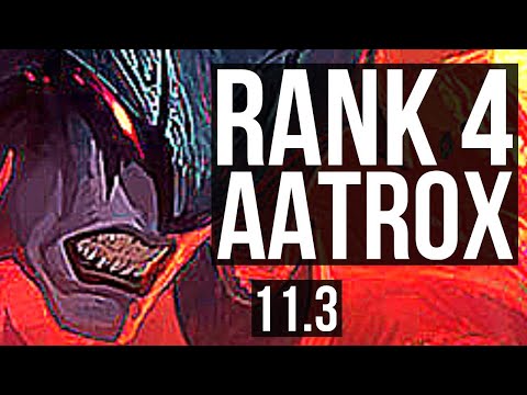 AATROX vs RENEKTON (TOP) | Rank 4 Aatrox, 6/1/3 | TR Grandmaster | v11.3