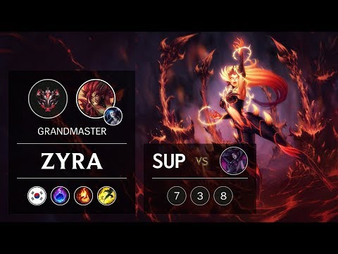 Zyra Support vs Morgana - KR Grandmaster Patch 9.5