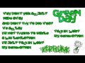 Green Day - My Generation (Lyrics) 