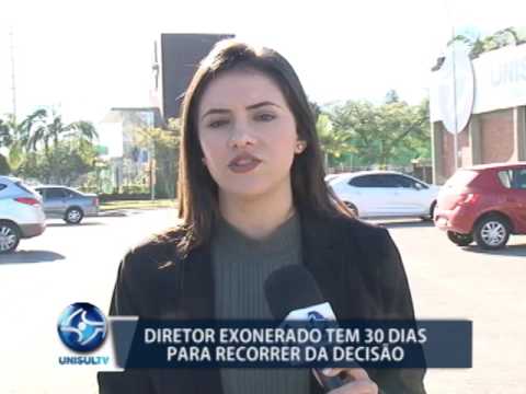 Tubarão: Diretor exonerado tem até 30 dias para recorrer