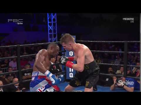 Lara vs Foreman KO slow motion highlight