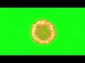 Fire Explosion Green Screen Effect
