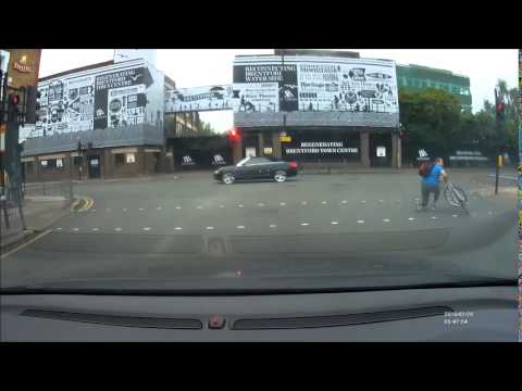 Cyclist Fail brentford