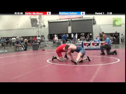 Mens FS FS 65 KG - Carter Mcelhany vs. Matthew Collum