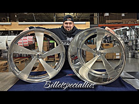 Picking up my Custom Billetspecialties wheels 28x16 with a 14in LIP