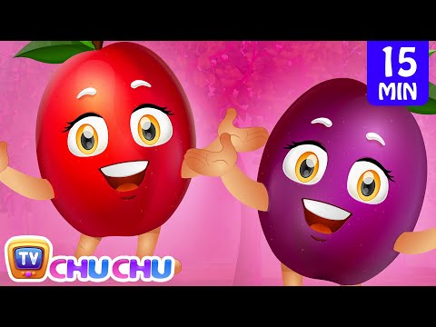 Plum Song | Learn Fruits for Kids | Fruits Songs Collection | ChuChu TV Nursery Rhymes & Kids Songs Video