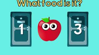 Food Vocabulary ESL game + Free Worksheets | Which Door is the Food Behind