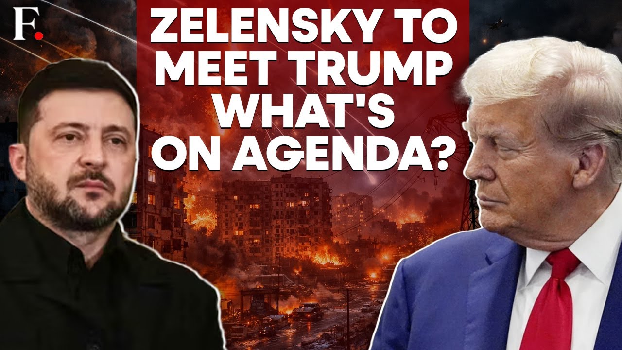 LIVE: Russia Hits Kyiv Ahead of Trump-Zelensky Peace Talks in Florida | Subscribe to Firstpost