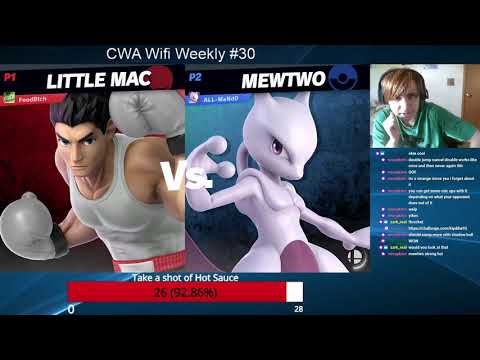 CWA Wifi Weekly 30 - Sinbad (Little Mac) vs All (Mewtwo) Winners Semifinals
