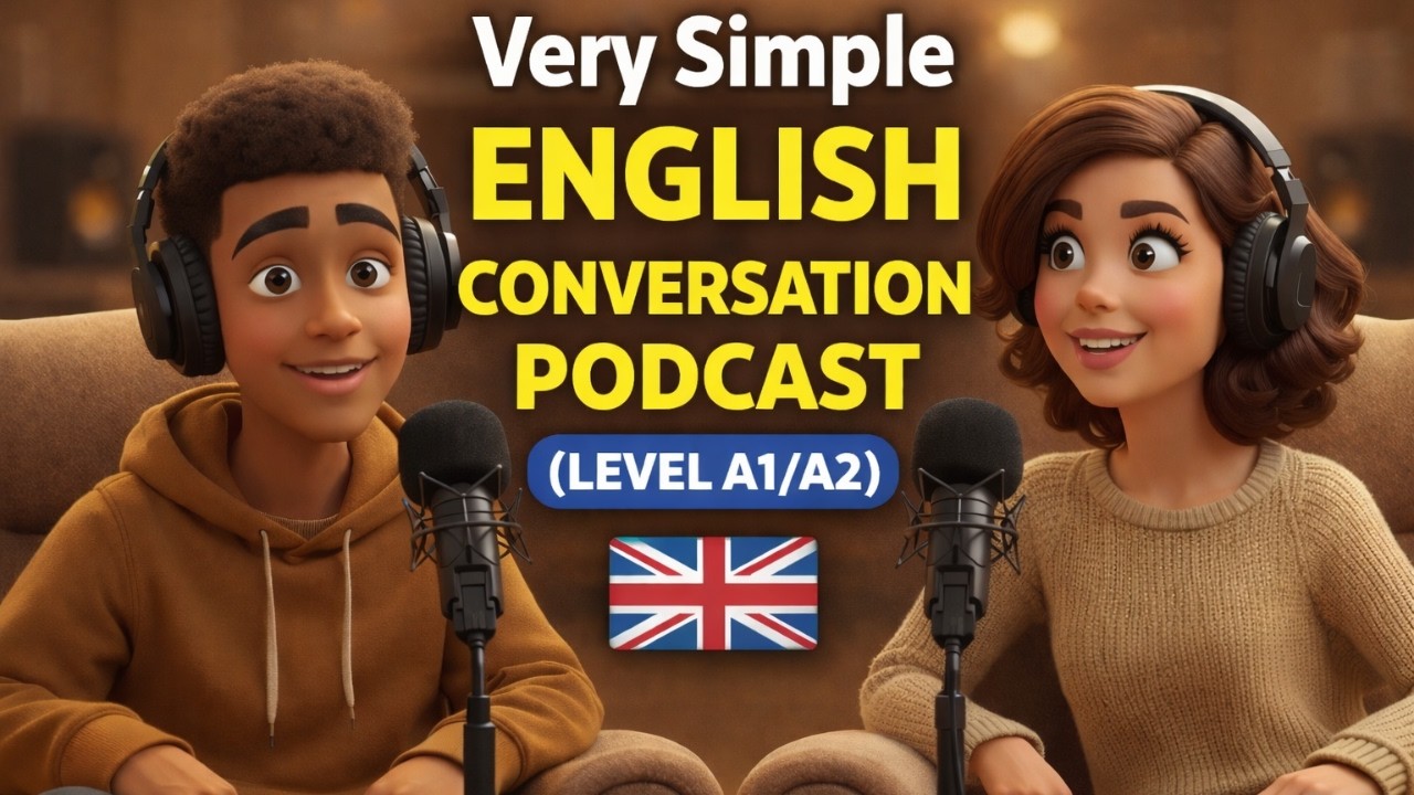 Very Simple English Conversation Podcast // Daily Routine And Travel Dreams,Etc...#podcast #english