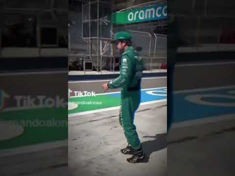 FERNANDO ALONSO HITS THE GRIDDY 👌🕺| #shorts #griddy #f1