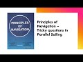 Principle Of Navigation Parallel Sailing Tricky Questions