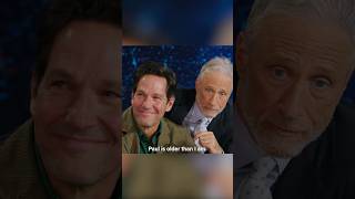 Life lesson from #PaulRudd and #JonStewart: Make friends #dailyshow #friendship