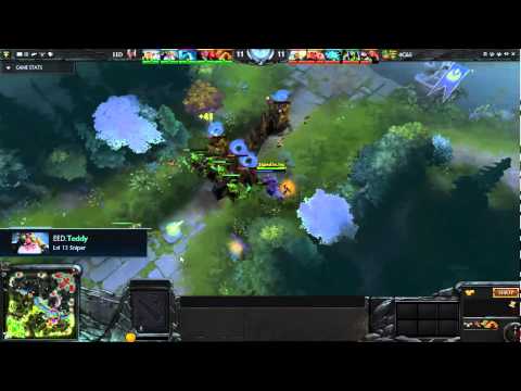 DOTA2: Eternalenvy vs 4Clover & Lepricon Battle (Epic Moment Dota Championships)