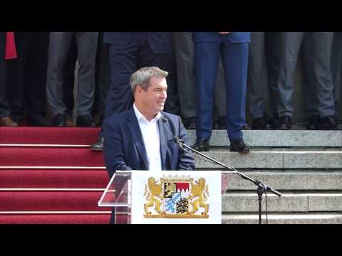 Markus Söder @ FC Bayern Empfang 2019 in der Staatskanzlei