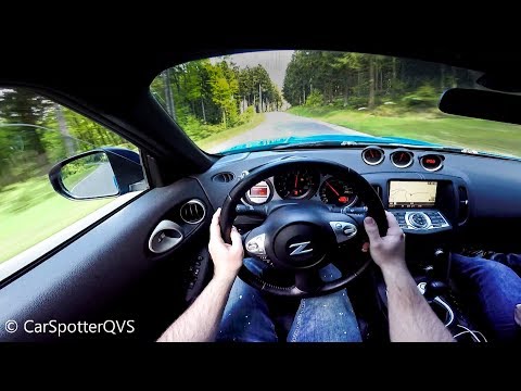 Straight Pipe Nissan 370Z POV - Drive Around Nürburgring - POWERSLIDES!