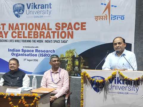 Dr. A. C. Pandey, Senior Scientist and Joint Director at DRDE, DRDO Gwalior at VU.
