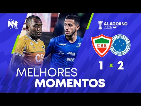 Highlights (Full) - CSE 1 x 2 Cruzeiro-AL | Alagoas Championship 2026