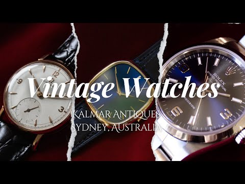 Vintage Watches at Kalmar Antiques Sydney, on Antiques Downunder Australia - Season 2