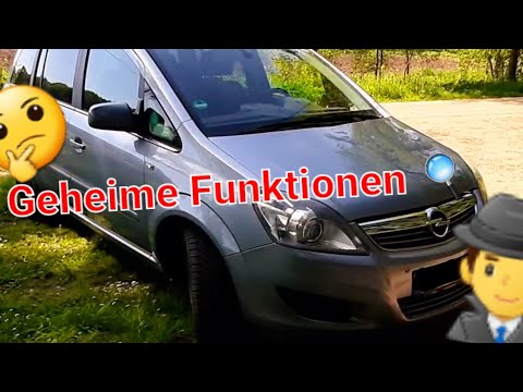 #2 Opel Zafira B (Astra H) Versteckte Funktionen, Geheimmenü ZUSAMMENGEFASST