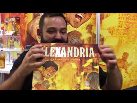 LudiCreations - Alexandria unboxing at Spiel 2017