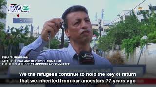 Fatah official insisting that Palestinians will "return" to all of "their" land