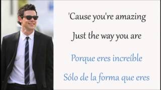 Glee: Just The Way You Are (Lyrics + Español)