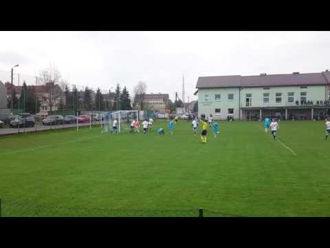 Orzeł Dębno - Olimpia Wojnicz,  obroniony rzut karny  gospodarzy przez bramkarza Olimpii