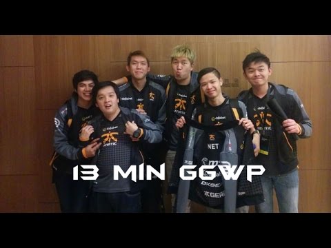 Fnatic 13 min GG win against Rave at Sea Kappa Invitationals