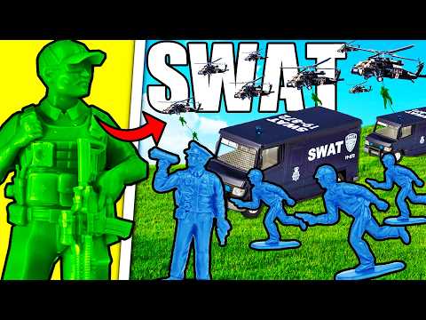 I built Army Men SWAT TEAM Toy Soldiers...