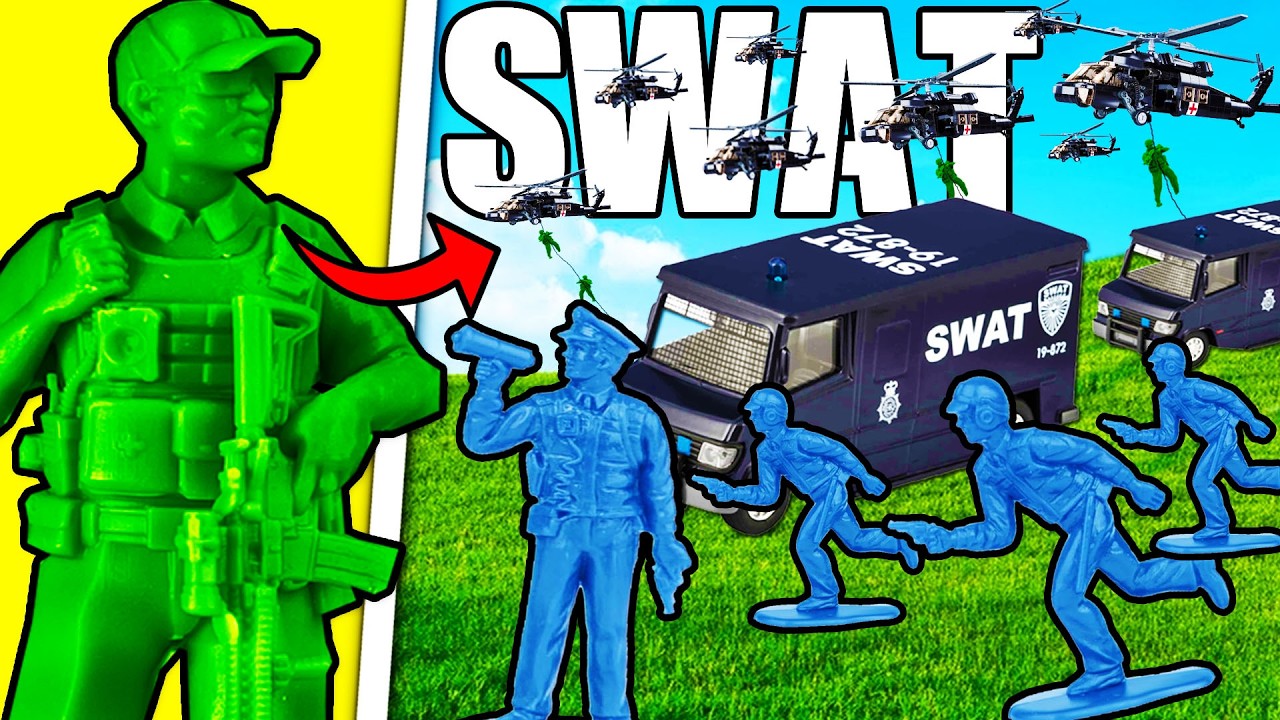 I built Army Men SWAT TEAM Toy Soldiers...