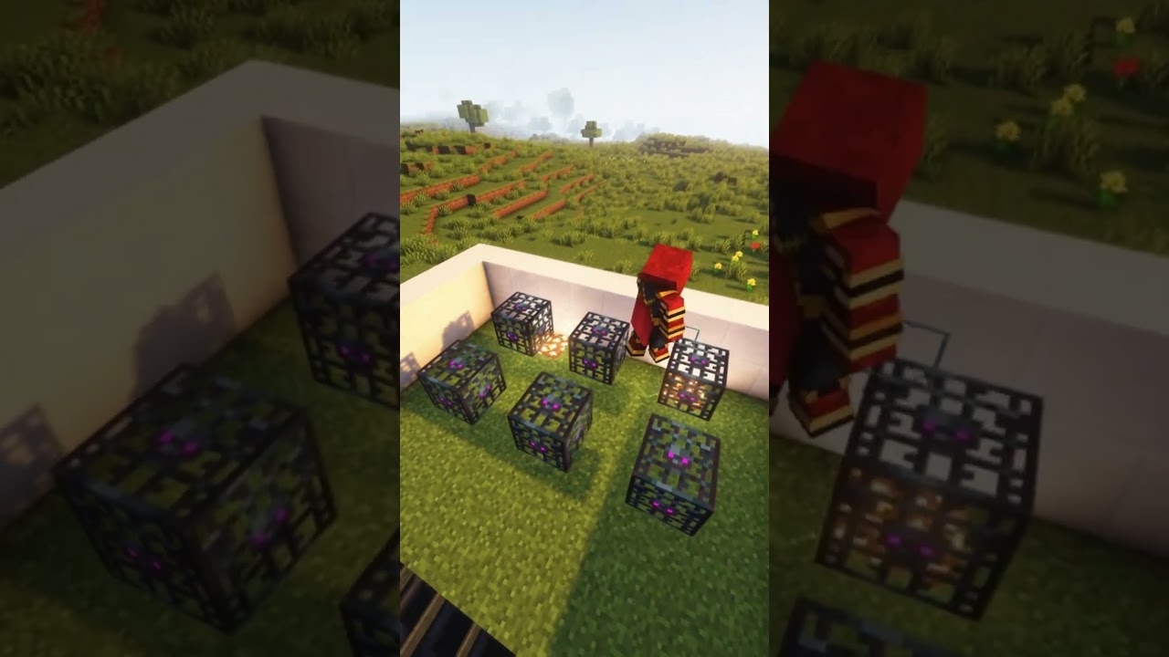 Simple Automatic Pig Farm - Minecraft Build Timelapse #shorts