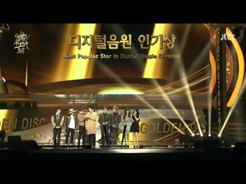 150124 BEAST Most Popular Star in Digital Single Division Award Cut @The 29th Golden Disk Awards