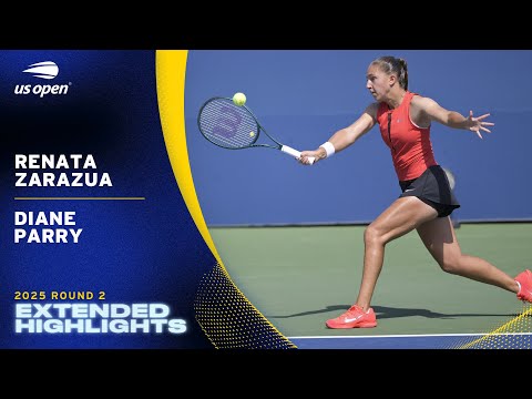 Renata Zarazua vs. Diane Parry Extended Highlights | 2025 US Open Round 2